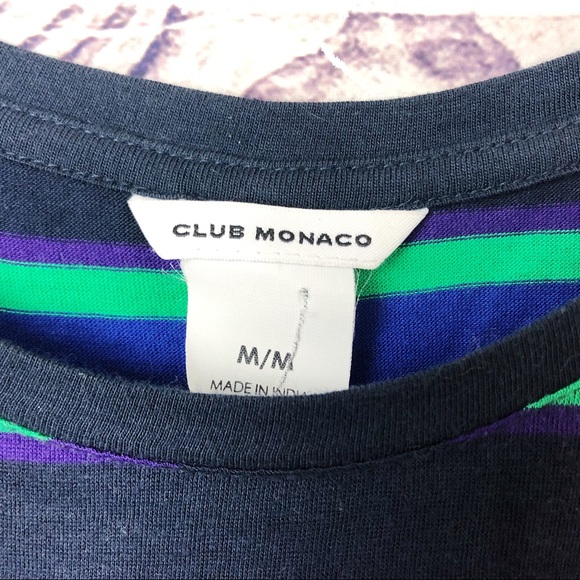 Club Monaco Colorful Striped Muscle Tank Top M - Picture 5 of 5